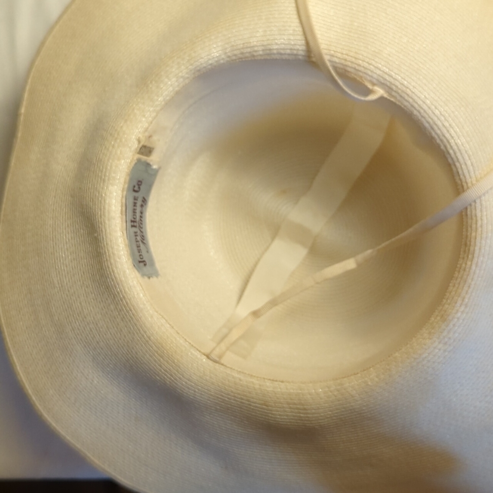 Vintage Ladies Hat, Ladies Sun Hat, Vintage Millenery Ladies Hat - Picture 8 of 8